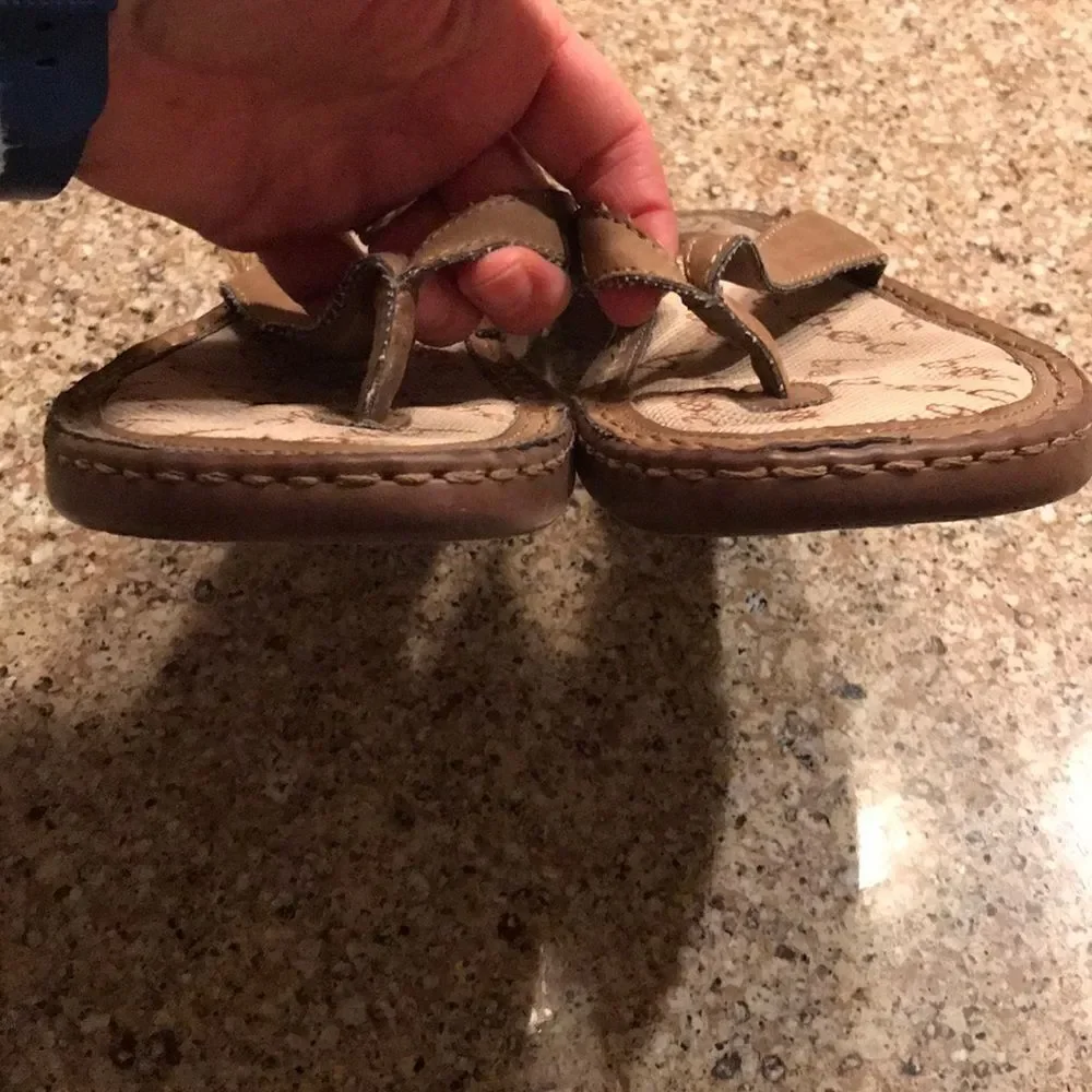 (5/$25) b.o.c Suede Thong Sandals